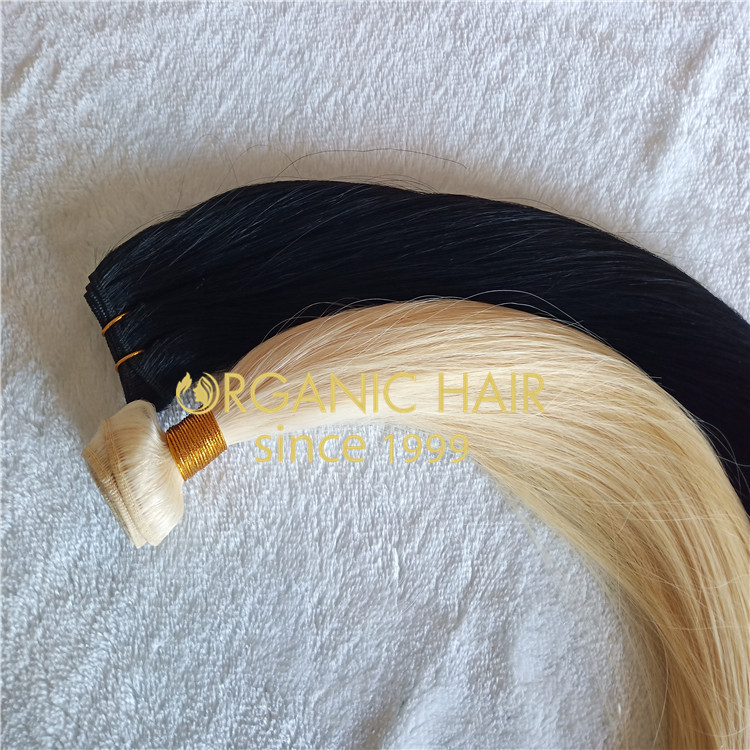  Premium Cuticle intact hair weft extensions  H174